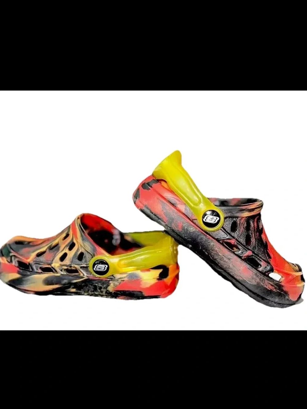 Skechers Foamies Swifters Transluminator Blaze Light Up Clogs Kids Size 7
